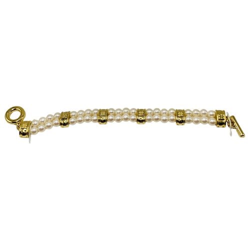 Pre-owned Givenchy Pearl Bracelet In Gold