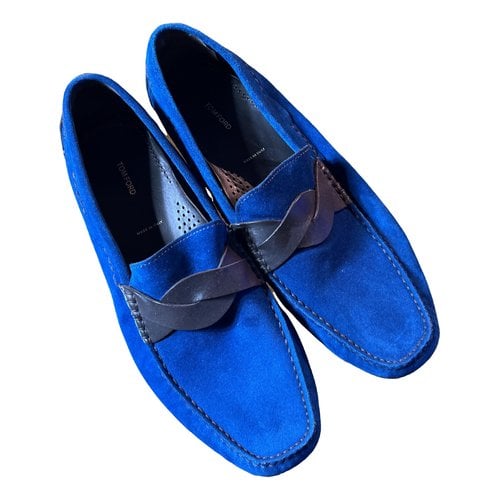 Pre-owned Tom Ford Flats In Blue
