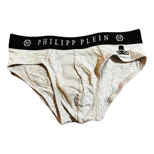 Pre-owned Philipp Plein Shorts In Grey