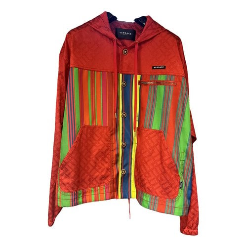 Pre-owned Versace Silk Jacket In Multicolour