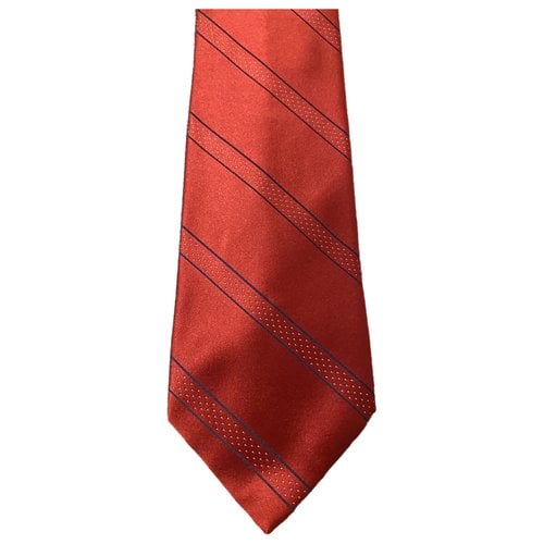 Pre-owned Stefano Ricci Silk Tie In Red