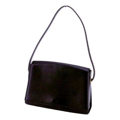 Pre-owned Valentino Garavani Vlogo Leather Handbag In Purple
