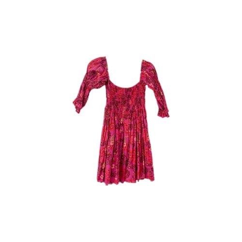 Pre-owned Misa Mini Dress In Pink