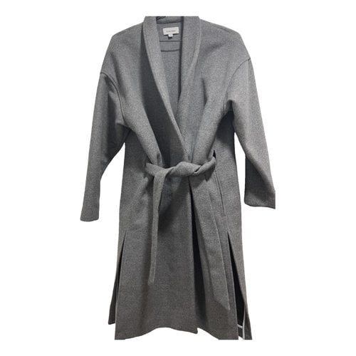 Pre-owned Totême Chelsea Wool Coat In Grey