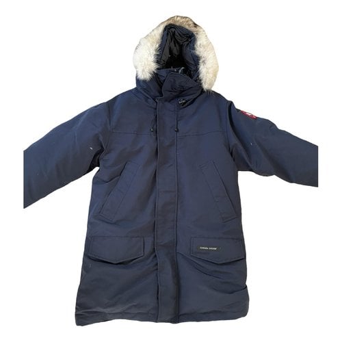 Pre-owned Canada Goose Parka In Blue