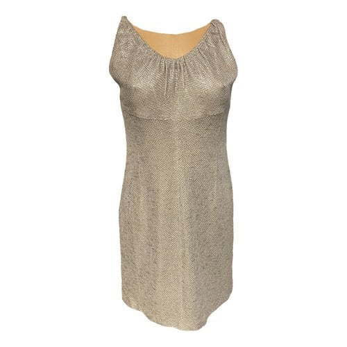 Pre-owned Strenesse Mid-length Dress In Silver