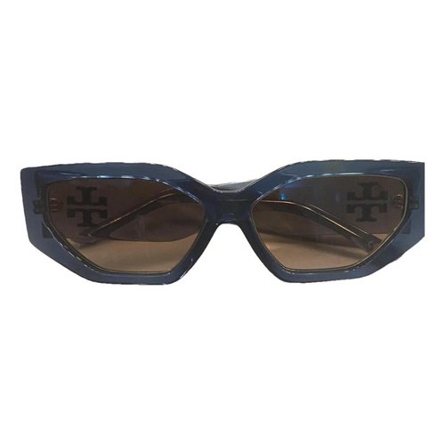 Pre-owned Tory Burch Sunglasses In Blue
