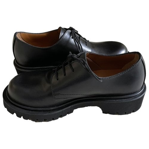 Pre-owned Common Projects Leather Lace Ups In Black