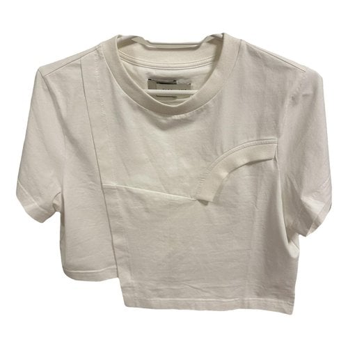 Pre-owned Feng Chen Wang T-shirt In White