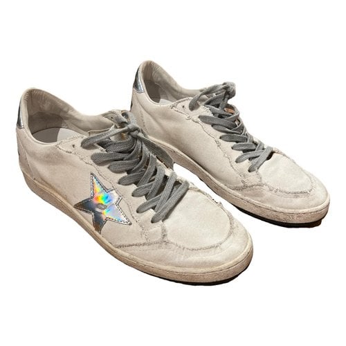 Pre-owned Golden Goose Ball Star Cloth Trainers In Other