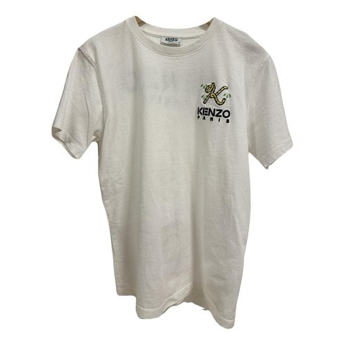 Pre-owned Kenzo T-shirt In White