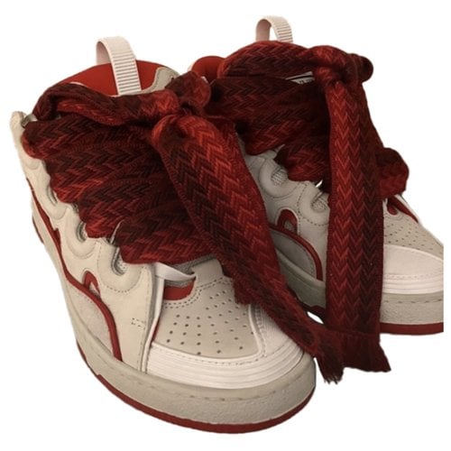 Pre-owned Lanvin Trainers In Red