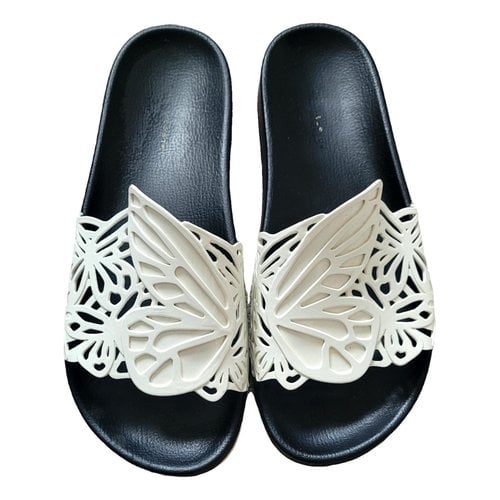 Pre-owned Sophia Webster Leather Sandals In White