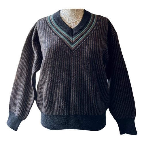 Pre-owned Saint Laurent Wool Knitwear & Sweatshirt In Brown