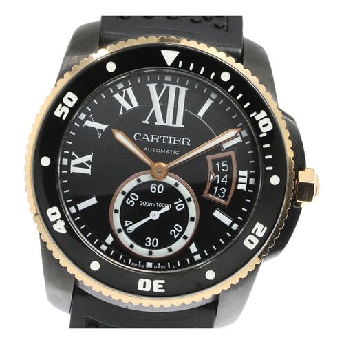 Pre-owned Cartier Watch In Black