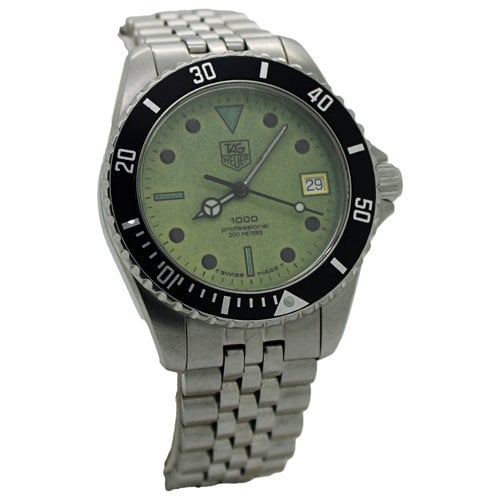 Pre-owned Tag Heuer Watch In Green