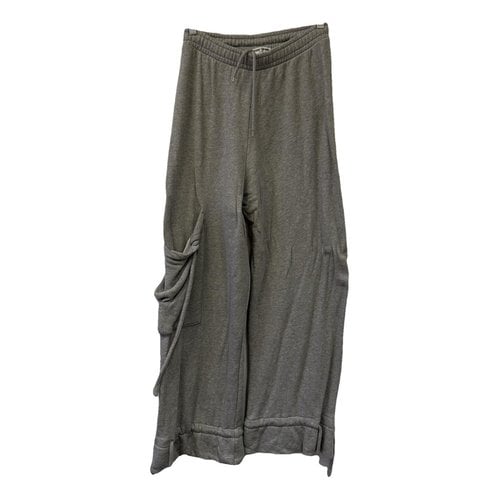 Pre-owned Opening Ceremony Carot Pants In Grey