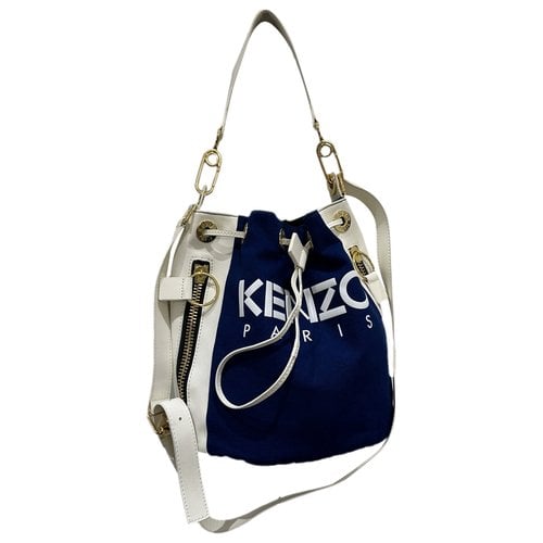 Pre-owned Kenzo Cloth Purse In Blue