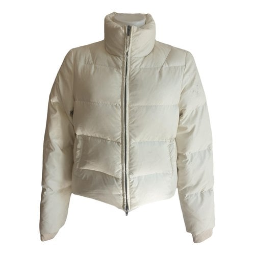 Pre-owned Costume National Puffer In White
