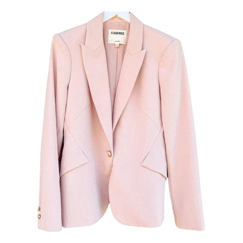 Pre-owned L Agence Blazer In Pink