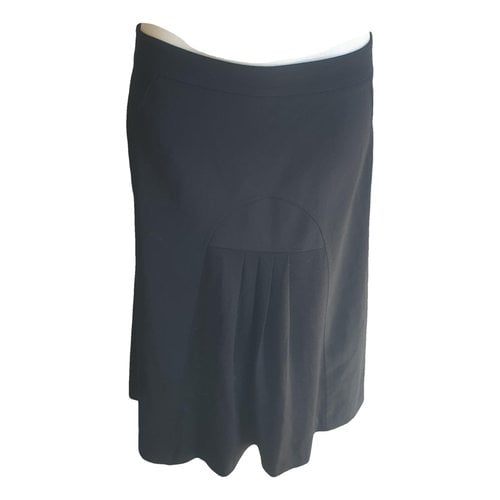 Pre-owned Emilio Pucci Wool Skirt In Black