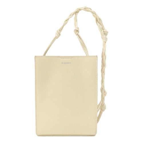 Pre-owned Jil Sander Leather Handbag In White