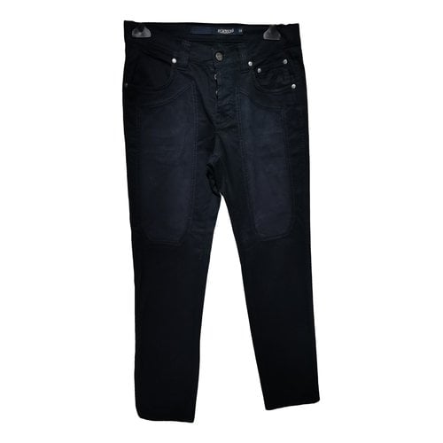 Pre-owned Jeckerson Trousers In Black