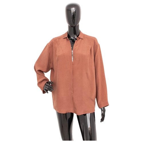 Pre-owned Humanoid Blouse In Brown