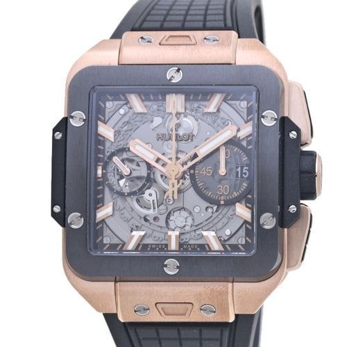 Pre-owned Hublot Pink Gold Watch In Other
