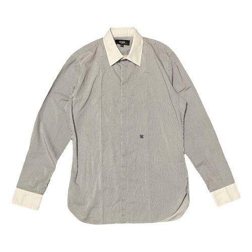 Pre-owned Fendi Shirt In Grey