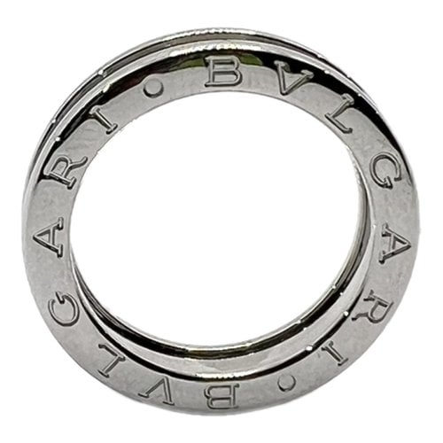 Pre-owned Bvlgari B.zero1 White Gold Ring
