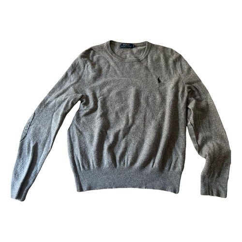 Pre-owned Polo Ralph Lauren Cashmere Pull In Grey