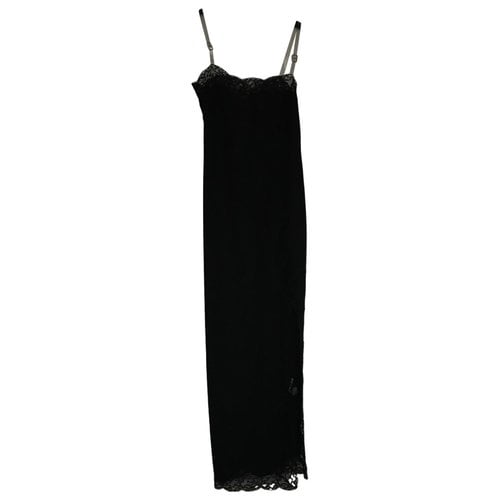 Pre-owned Christopher Kane Maxi Dress In Black