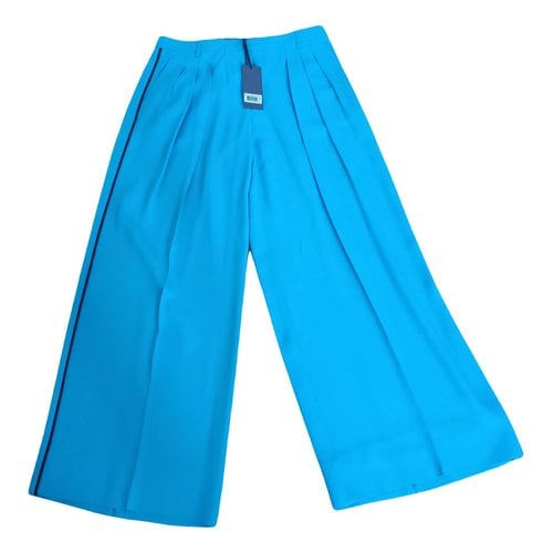 Pre-owned Emanuel Ungaro Large Pants In Blue