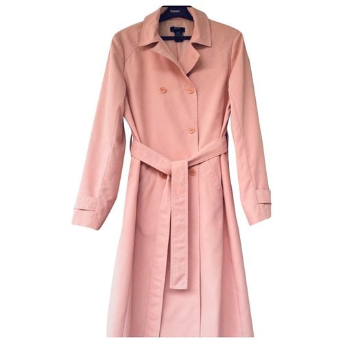 Pre-owned Bcbg Max Azria Trench Coat In Pink