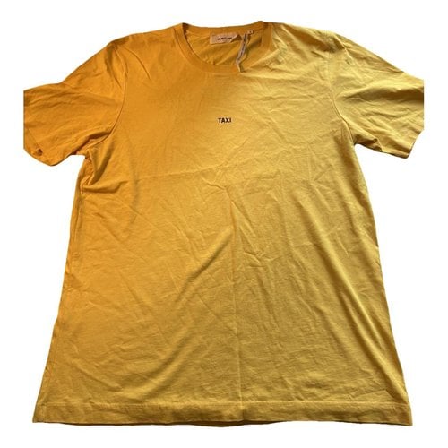 Pre-owned Helmut Lang T-shirt In Yellow