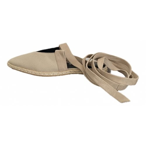 Pre-owned Jw Anderson Cloth Sandal In Beige