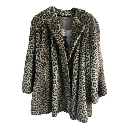 Pre-owned Moschino Faux Fur Coat In Other