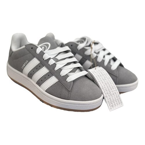 Pre-owned Adidas Originals Velvet Trainers In Grey