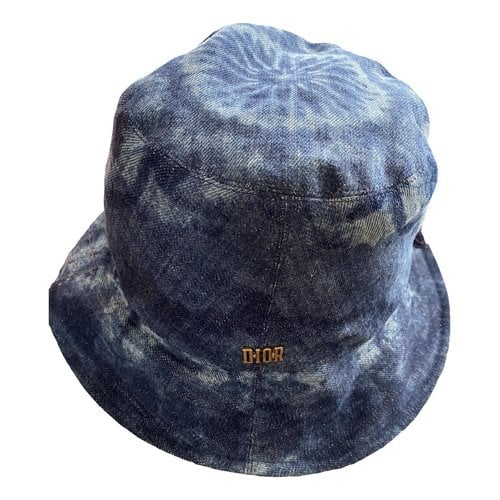 Pre-owned Dior Hat In Blue