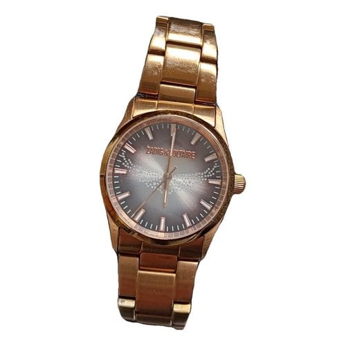 Pre-owned Zadig & Voltaire Watch In Gold