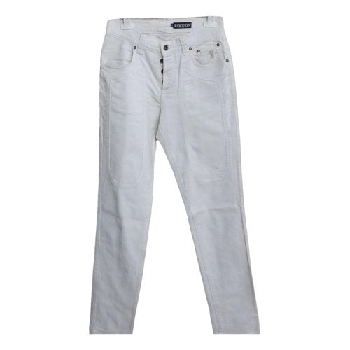 Pre-owned Jeckerson Jeans In White