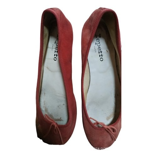 Pre-owned Repetto Ballet Flats In Orange