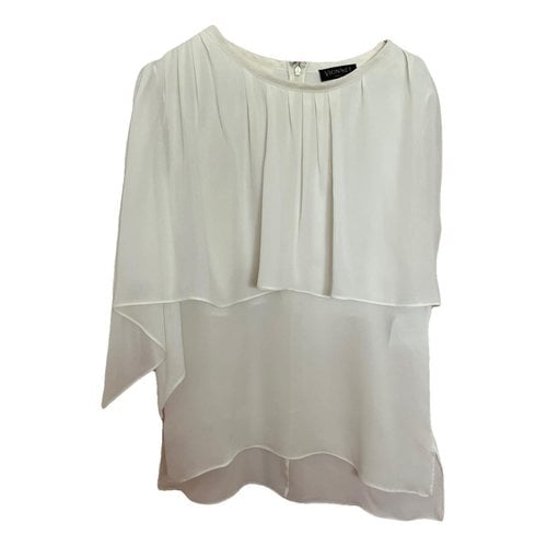 Pre-owned Vionnet Silk Shirt In White