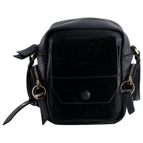Pre-owned Liebeskind Leather Crossbody Bag In Black