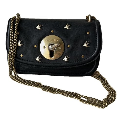 Pre-owned See By Chloé Leather Clutch Bag In Black