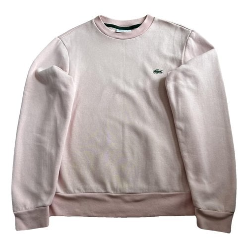 Pre-owned Lacoste Sweatshirt In Pink