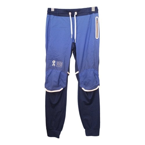 Pre-owned On Running Trousers In Blue