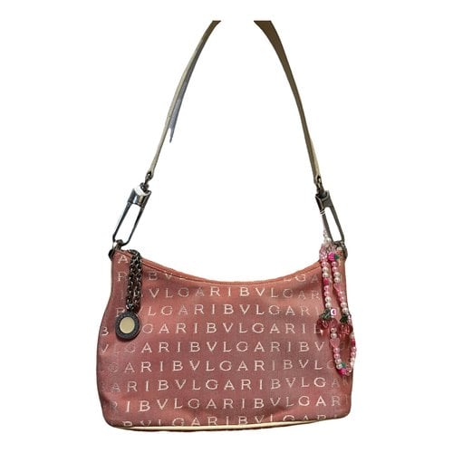 Pre-owned Bvlgari Cloth Handbag In Pink