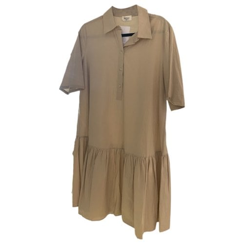 Pre-owned Ottod'ame Mid-length Dress In Beige